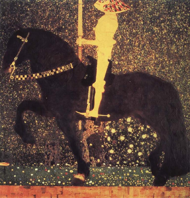 Gustav Klimt The golden knight oil painting picture